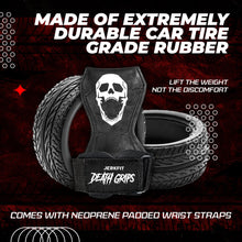 Load image into Gallery viewer, Death Grips Premium Heavy Lifting Straps