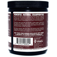 Load image into Gallery viewer, PURE POWER NATURAL PRE WORKOUT - Raspberry Lemonade - 390 grams (13.8 oz)