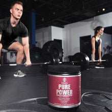 Load image into Gallery viewer, PURE POWER NATURAL PRE WORKOUT - Raspberry Lemonade - 390 grams (13.8 oz)