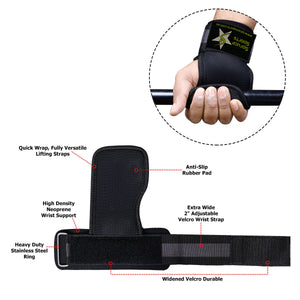 Hand Grip Gloves Pair for Weightlifting