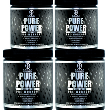 Load image into Gallery viewer, PURE POWER NATURAL PRE WORKOUT - Unflavored - Bundle of 4